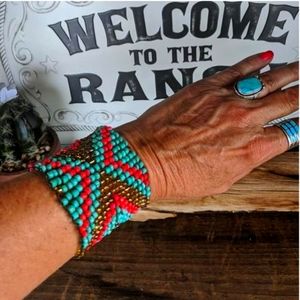 Indian Princess Beaded Stretch Bracelet